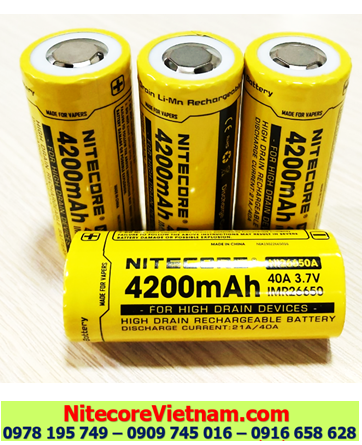 Pin Nitecore IMR26650 4200mAh (40A)